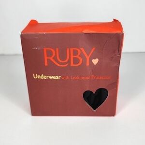 Ruby Leak Proof Underwear Black 3XL New In Box